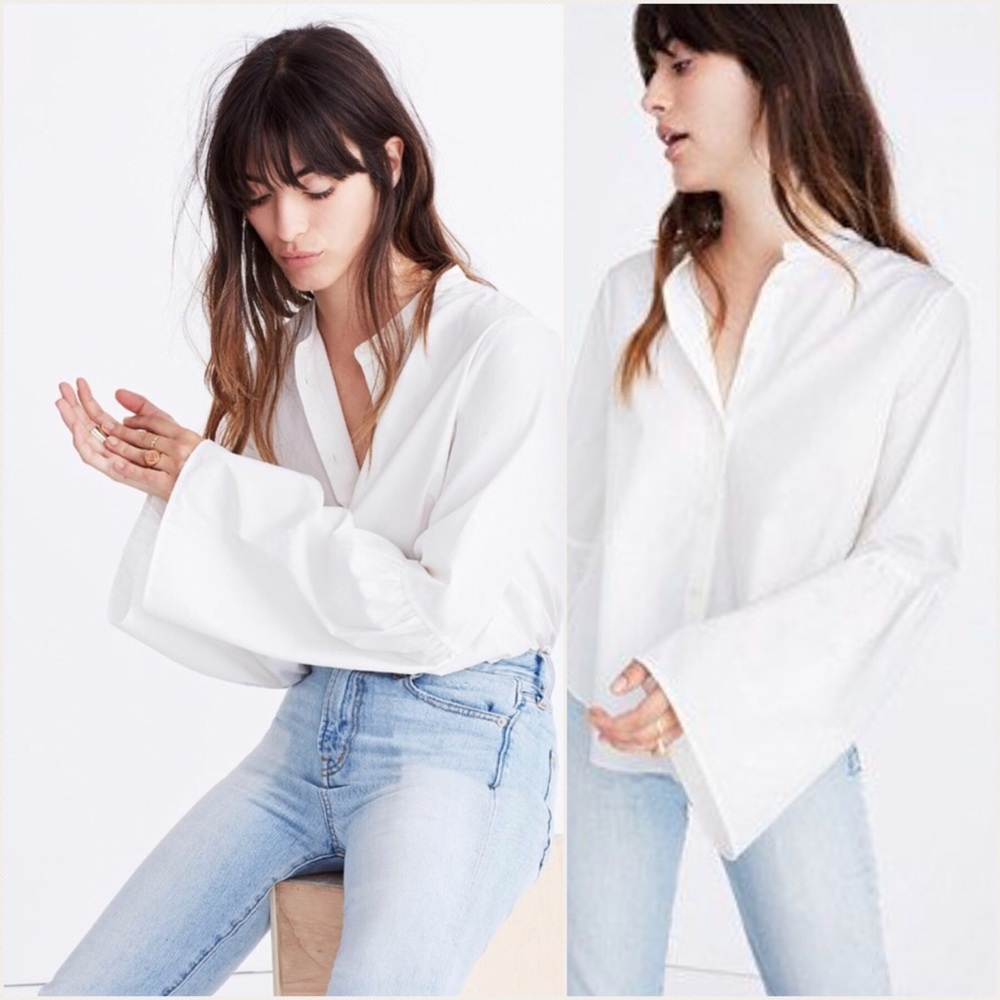 {Madewell} Bell Sleeve Top